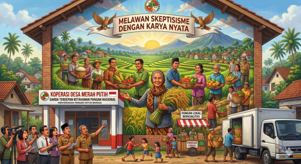 Melawan Skeptisisme: Proyek Koperasi Desa Merah Putih Jadi Garda Terdepan Ketahanan Pangan Nasional
