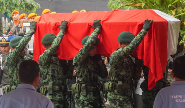 Penghormatan Terakhir Iringi Pemakaman Eks Menhan Ryamizard Ryacudu